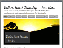 Tablet Screenshot of fatherheartministry-ianross.com